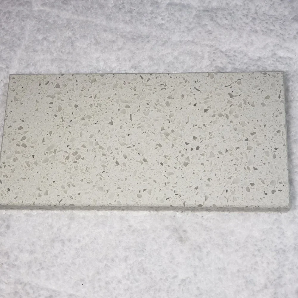 Quartz Stone Cutting Board cheese sushi charcuterie tray 5x10 white chunky chip